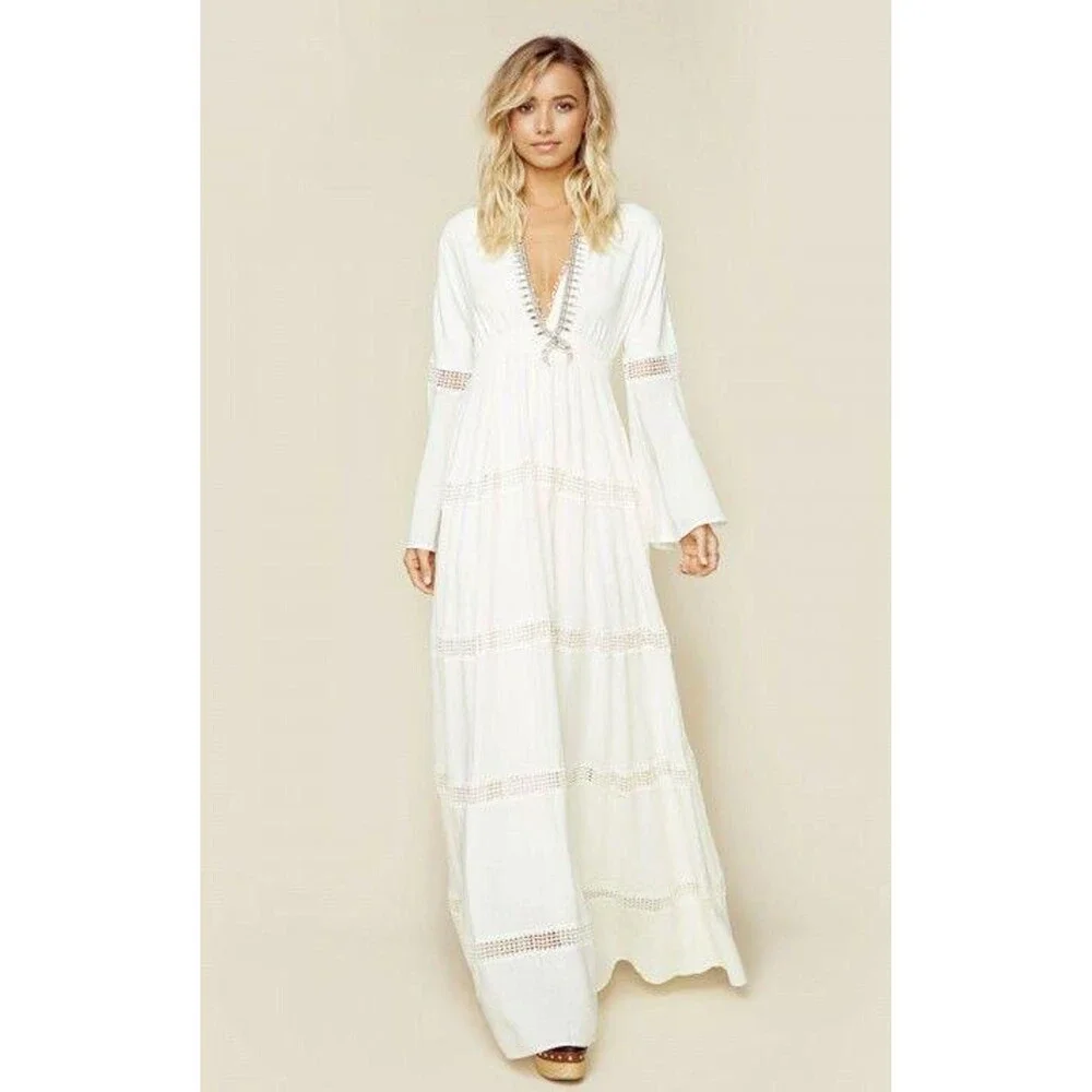 NWT The Jetset Diaries Hammock Maxi Wedding Dress – Size XS - Picture 3 of 12
